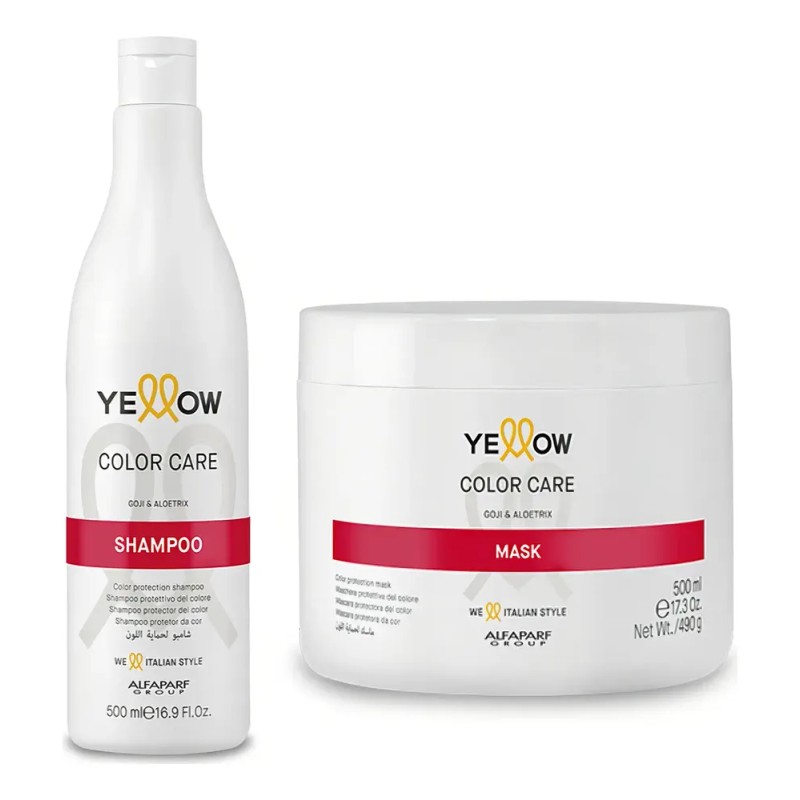 Kit Shampoo Y Máscara Yellow Color Care 500ml