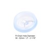 sourcing map Rubber Sink Plug, Clear Drain Stopper Fit 2"