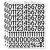 Large Number Stickers Set of 3 Waterproof Number Stickers Large