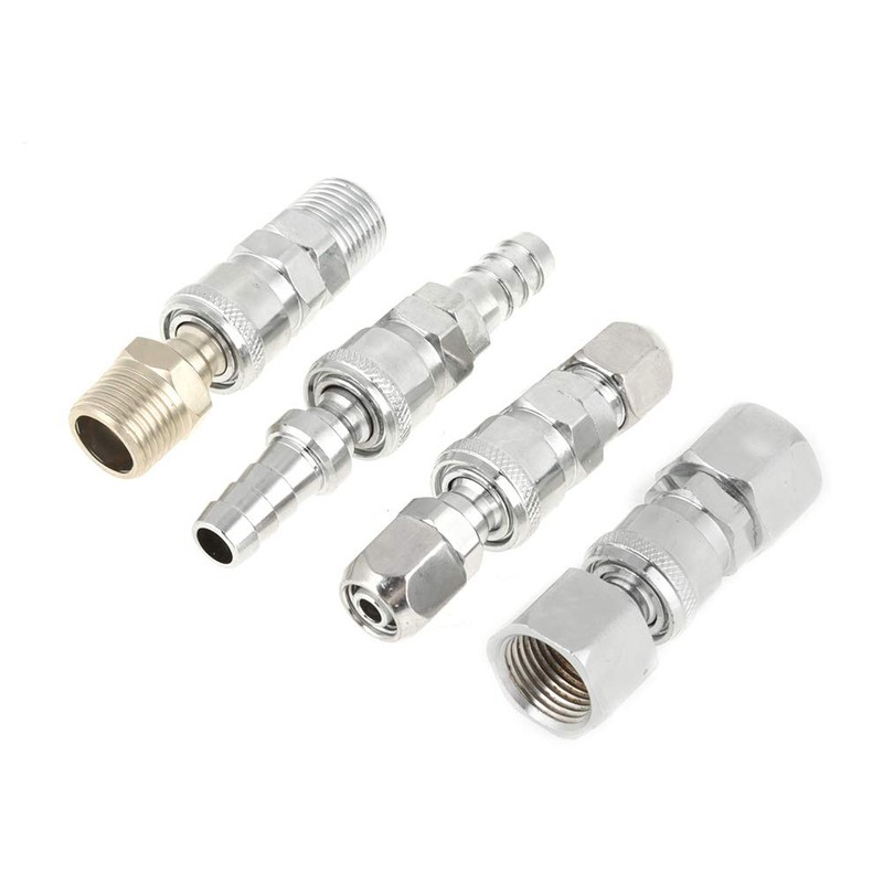 8PCS 1/2" Pneumatic Air Compressor Hose Quick Coupler Plug Socket