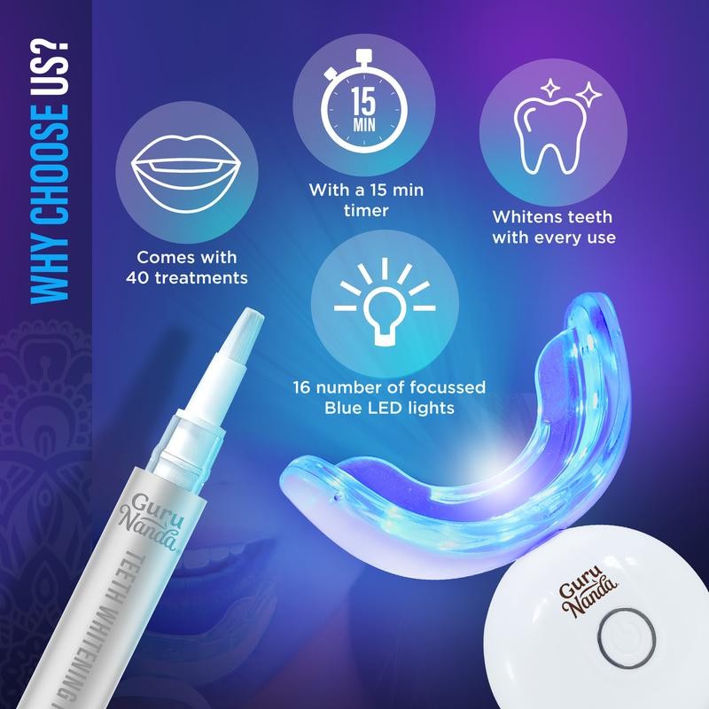 GuruNanda Professional Whitening Wireless Kit