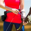 Della Stella Compound Bow Belt Holder Bag for Resting, Standing,