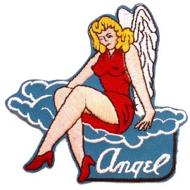Eagle Emblems Patch-Nose Art, Angel (3-1/2")