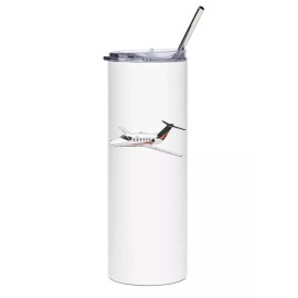 Nextant 400XT Stainless Steel Water Tumbler with straw - 20oz.