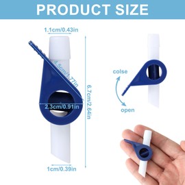 5PCS Catheter Valve, Urinary Drainage Bag Valve, Urine Drainage Catheter Valves Comfortable Spill Resistant Easy to Use Night Bag Stand, Lever Tap Effective Alternative to Leg Bags