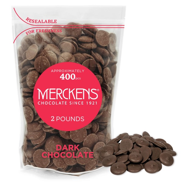 KIDU KIDU Dark 2 Pound Merckens Chocolate Melts - Melting
