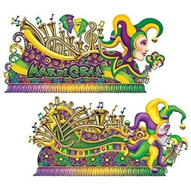 Mardi Gras Float Props Party Accessory (1 count) (2/Pkg)