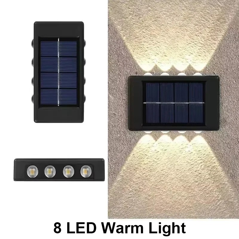 Solar Wall Light Outdoor LED Garden Lamp – Waterproof Solar