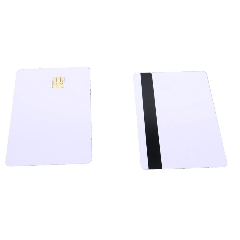 Gialer 100 Packs SLE4442 Chip Contact IC Card with 5/16inch
