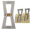 Stainless Steel Dovetail Gauge Woodworking Tool Dovetail Wood Marking Ruler(Without