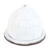 Winter Igloo Incense Cone Burner - Handcrafted Ceramic, Smoke Dispersion,