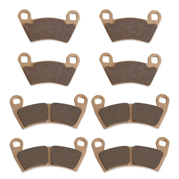 RANSOTO Sintered Metal Brake Pads Compatible with Polaris Ranger 500 570 700 800 900 1000 XP Crew Diesel EV RZR 800 900 Brutus Ace 325 570 900 Front and Rear Severe Duty