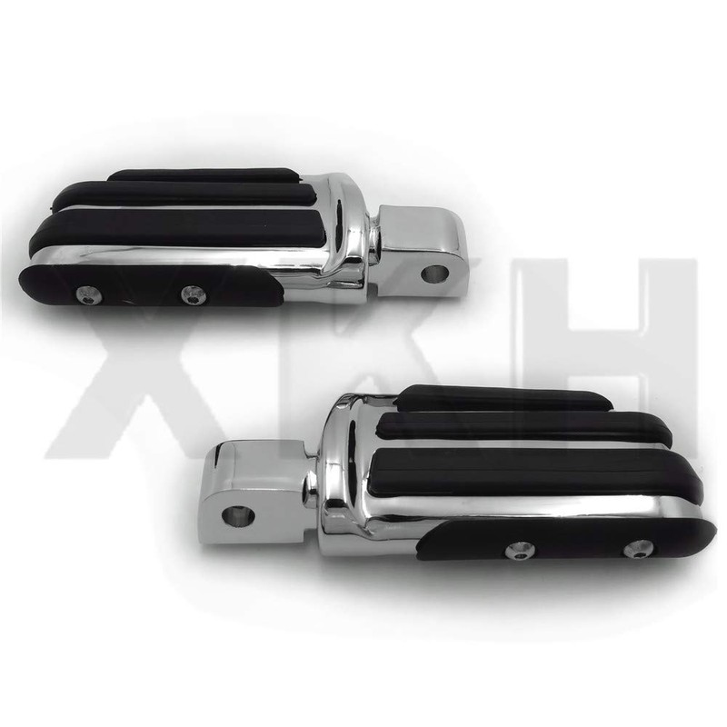 SMT- Chrome Rubber Pilot footpeg footrest Compatible With Yamaha '08-'17