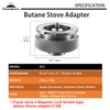 CAMPINGMOON Camping Gas Stove Adapter convert EN417 Lindal Valve to