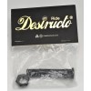 Destructo Trucks HollowPoints Skateboard Replacement KINGPIN & NUT, 2" Black