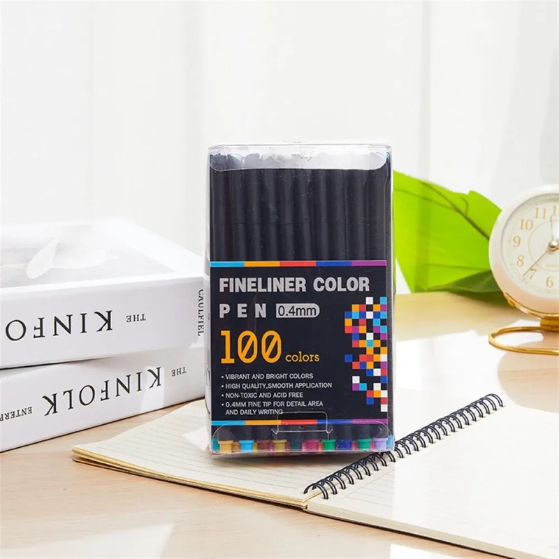 Set De 100 Bolígrafos De Gel Para Pintar En Color