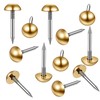 20 Pcs Retro Solid Pure Brass Tacks, Antique Upholstery Tacks