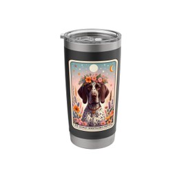 German Shorthaired Pointer Tarot Card Stainless Steel Insulated Tumbler