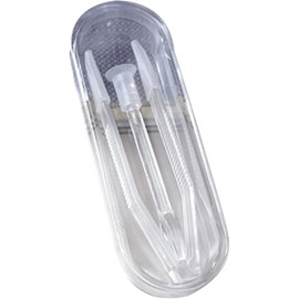 Galepromot Practical Contact Lens Insertion and Removal Tool Set Practical Equipment Supplies for Students Office Workers House Contact Lens Wearing Tool Kit Lens Care (Transparent)