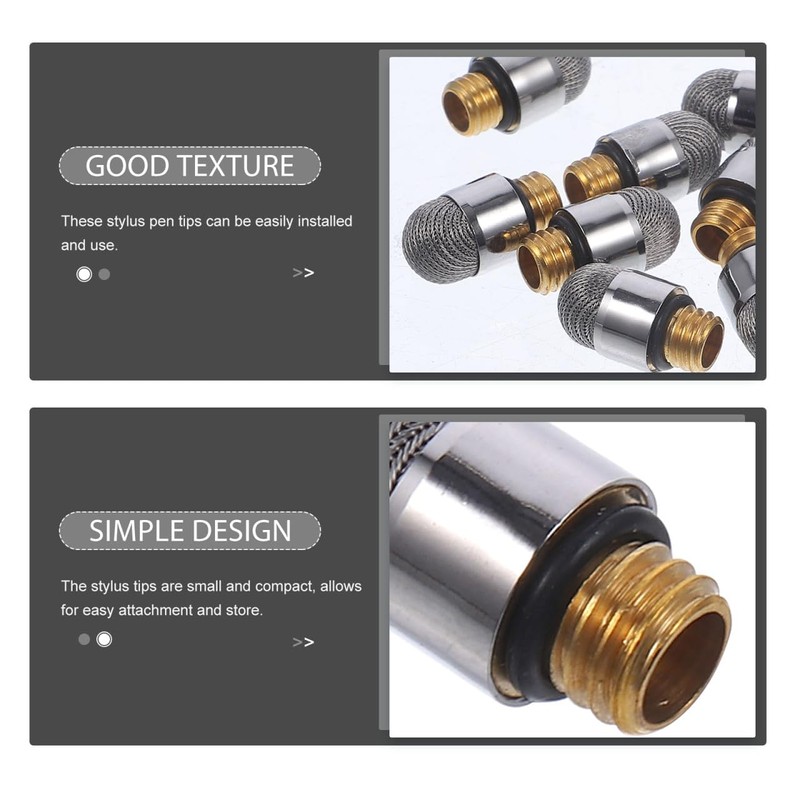 Generic Stylus Mesh Fiber Tips:Replacement Mesh Fiber Tips Sensitivity Touch