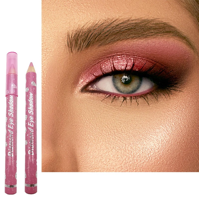 Rose Pink Eyeshadow Stick, Cream Eye Shadow Crayon Pencil, Shimmer