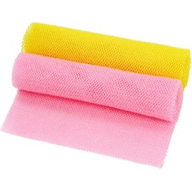 2 Pcs African Exfoliating Net, Fengek 31.5 Inch African Long Body Net Sponges Back Skin Scrubber for Daily Shower Bathing Exfoliating (Multicolor 5)