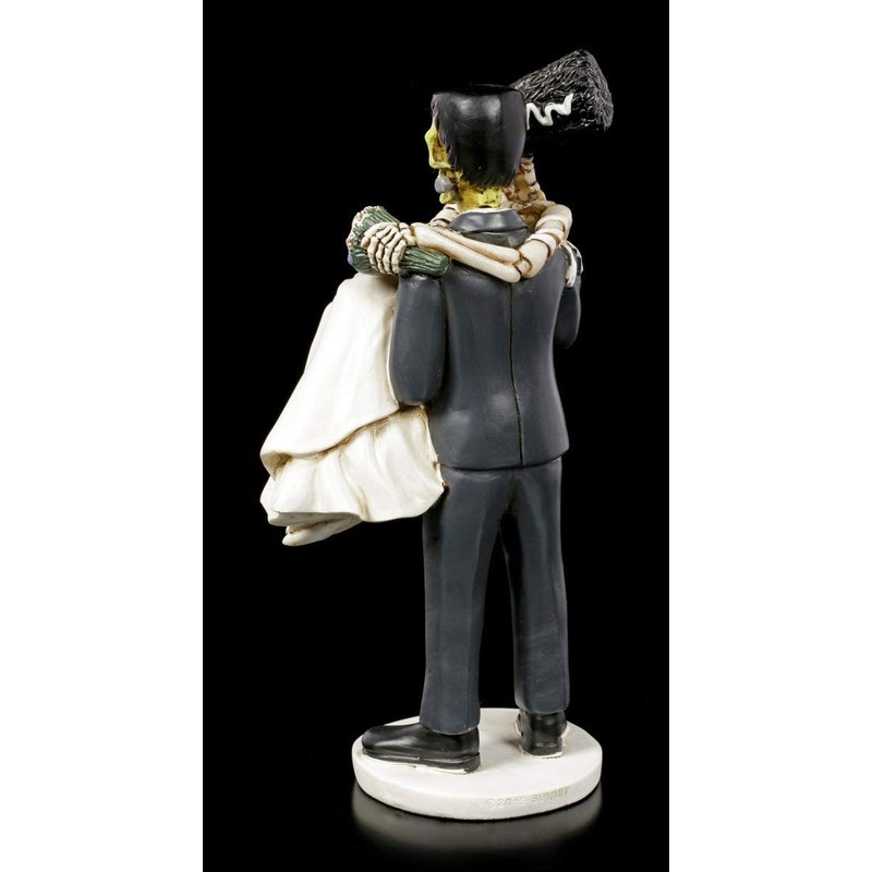 Figuren Shop GmbH Gothic Frankenskull Figurine with Bride | Fantasy