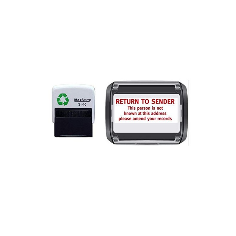 Return to Sender Stamp – Self Inking Red Ink -