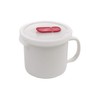 Goodcook Ceramic Mug with Vented lid, 1 Count (Pack of