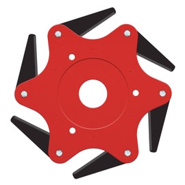 Seentech Steel Trimmer Head, Premium 6-Leaf 65Mn Manganese Steel Razor Blades, Upgraded Universal Weed Eater Blade, Professional Cutter Replacement for String Trimmers, Brush Cutters, and Lawn Mowers