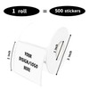 Yeachlaing 2"x2" White Square Thermal Label Stickers, Self-Adhesive Square Direct
