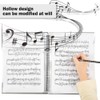 A4 Sheet Music Folder 60 Pages, Music Folder 30 Pockets,Black