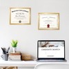 upsimples Certificate Frame with High Definition Glass, 8.5 by 11