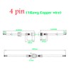 dstfuy 4 Wire Plug Connector,16AWG Male Female Plug LED Connector