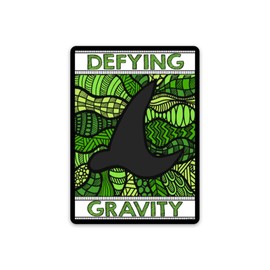 The Coloring Project - Defying Gravity Stickers - Set of 10 Stickers Inspired by Wicked - Quality, die-Cut, Bubble Free Vinyl (2.98" x 4")