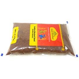 Asian Kitchen Andhra Mustard Seeds (Rai) Whole Spice (Rai Sarson) 28oz (800g) All Natural ~ Gluten Friendly | NON-GMO | Vegan | Indian Origin