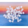 100 Pcs Lovely Patch Flowers 25x25mm Mulberry Paper Flowers Scrapbooking