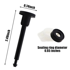 CChiai Bathtub Spout Diverter Repair Kit Bathtub Leak Faucet Repair Replacement Parts Diverter Stem Cup Seal Gate Dumb Bathtub Faucet Shower Set Parts