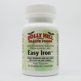 Holly Hill Health Foods, Easy Iron, 90 Vegetarian Capsules