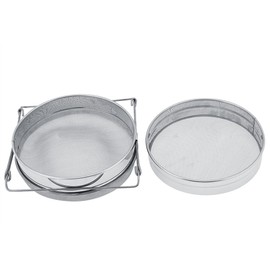 Stainless Steel Beekeeping Double Honey Sieve Strainer Extractor Filter Mesh Screen Equipment