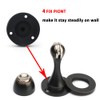 Solid Mental Magnetic Door Stop, Wall Mounted, Oil Rubbed Bronze,
