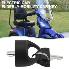 LT Easiyl 2 Sets of Replacement Mobility Scooter Key Scooter Accessory K2801M K2305M Compatible with Pride Mobility Scooter Black