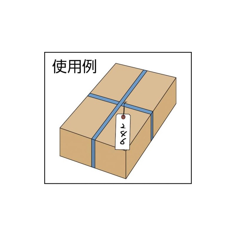 TRUSCO(トラスコ) 針金付き豆荷札 60×30MM 300枚 THNF-S-300