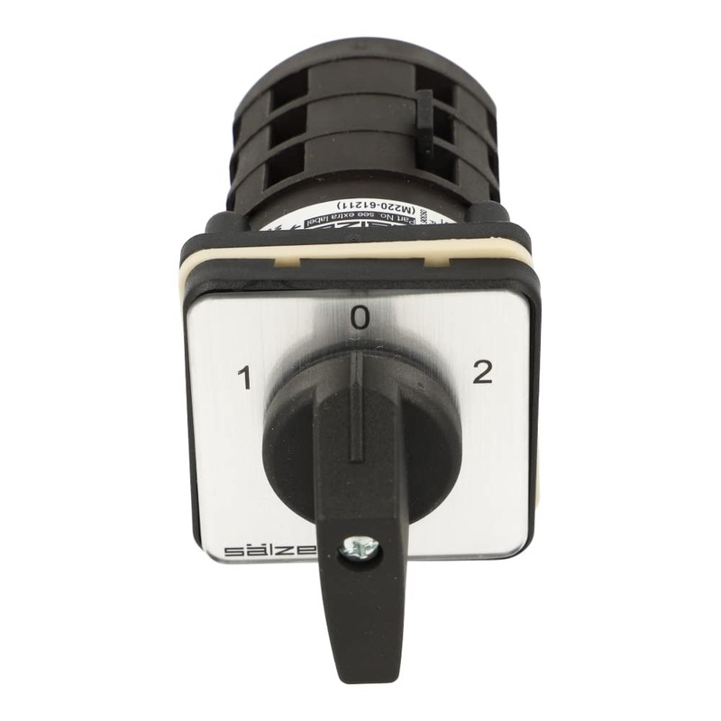 SALZER M220-61211-003M1 AC-21A: 20A, 380-440V, 5KW, Rotary CAM Switch, AC-23A:7