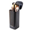 STORICANS Makeup Brush Holder with Lid,4 Slots Automatic Lifting Dustproof