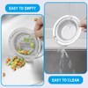 haodex Kitchen Sink Strainer Stainless Steel with Handle (3, Outer