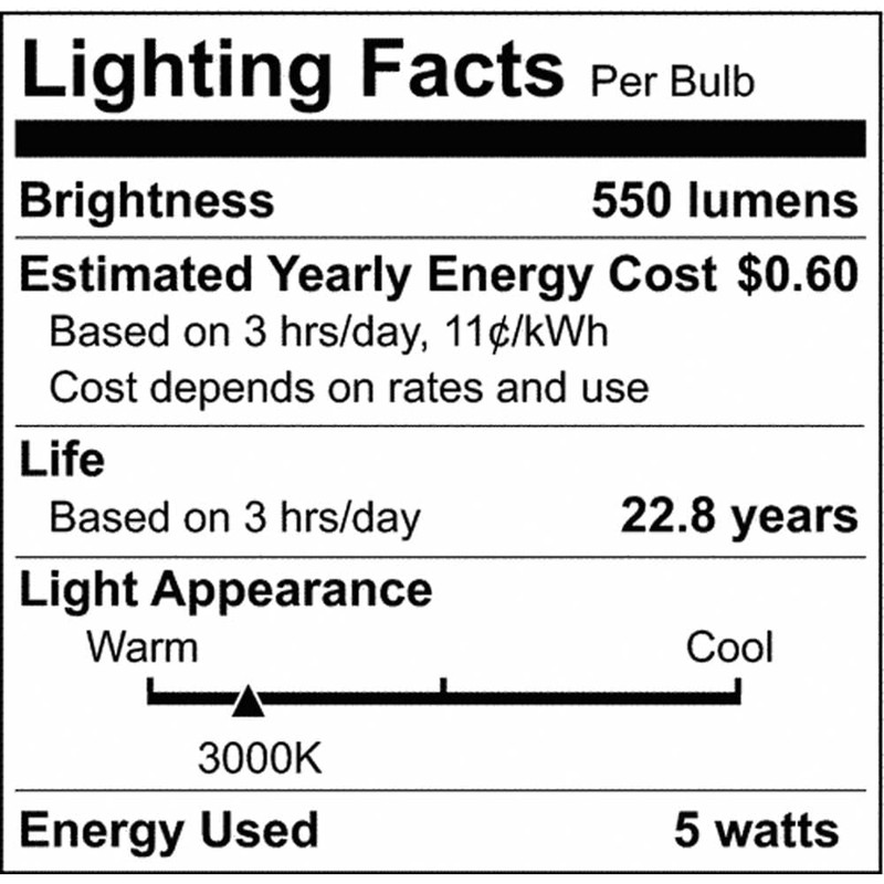 Satco 5 Watt JCD LED Clear 3000K G9 Base 120