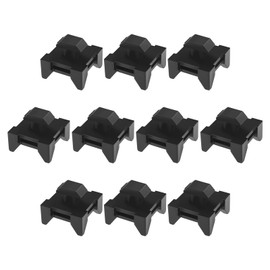 VGOL 10Pcs Cable Holder Groove Clips Wire Clips Holders Fit for European Standard 4040 Aluminum Profiles Cable Duct Installation Blocks Black 13x7.5mm