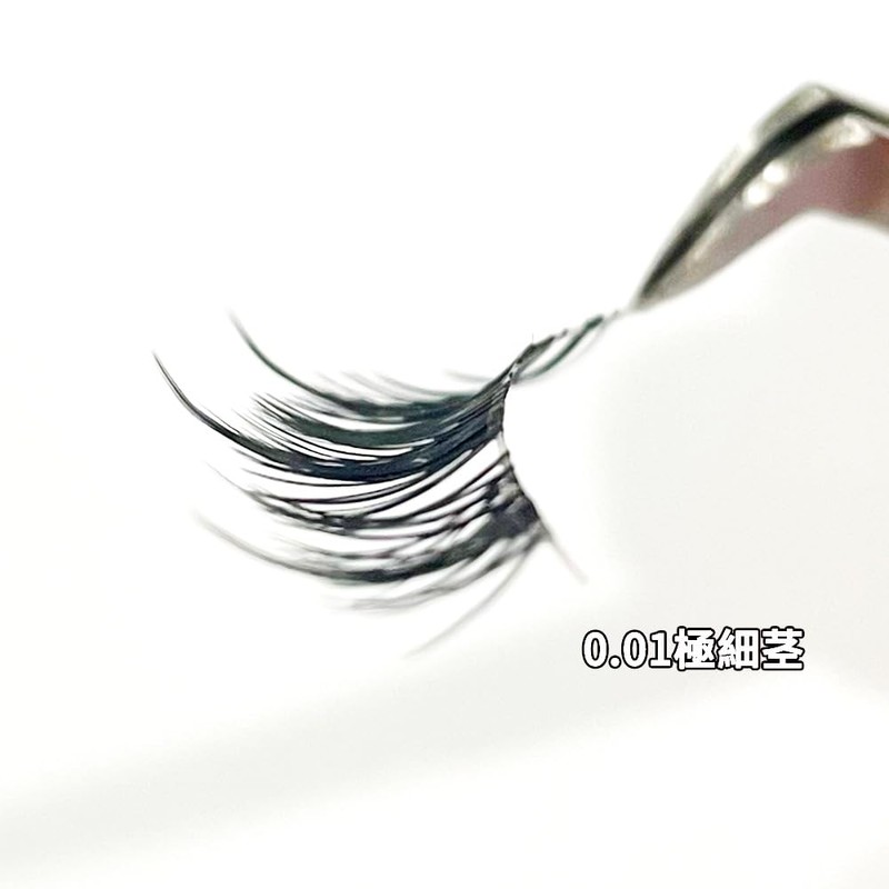 Natural False Eyelashes, 5 Pairs, Popular, Transparent Axis, Soft Core,