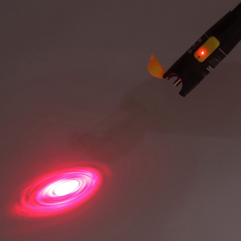 50km Fiber Optic Cable Red Light Pen Tester with FC